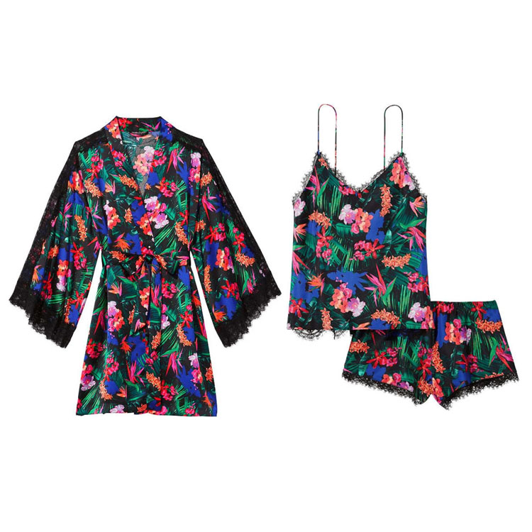 

Женский комплект пижамы Mixed Color Tropical Print Victoria's Secret, Clothing Sets (Mixed Color Tropical Print)