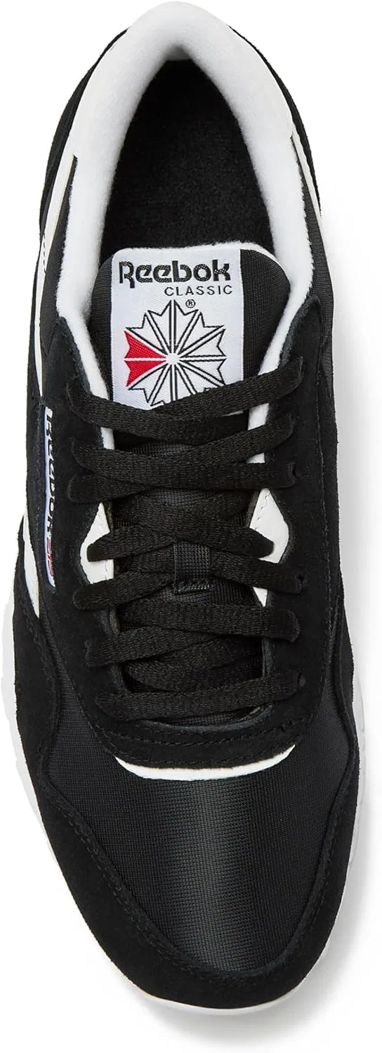Кроссовки Reebok Klassische Nylon для Herren, Tennisschuhe, Core Black Footwear White Footwear White — фото 4