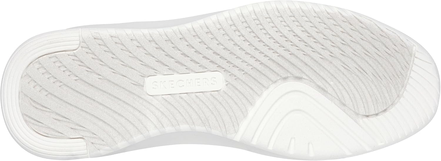 Мужские кроссовки Skechers Court Break с двойной вентиляцией и без шнурков, белый — фото 4