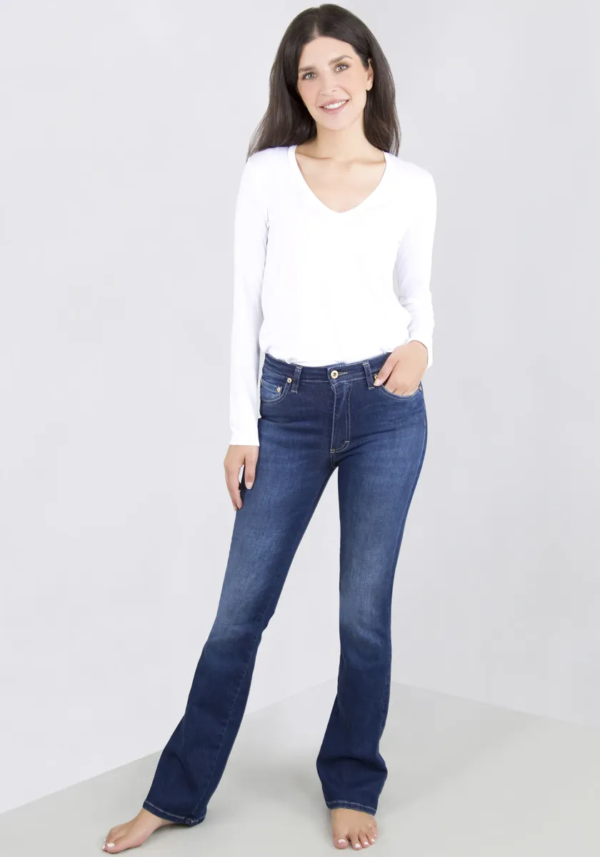 

Пожалуйста, джинсовые брюки с вырезом Please Jeans, синий