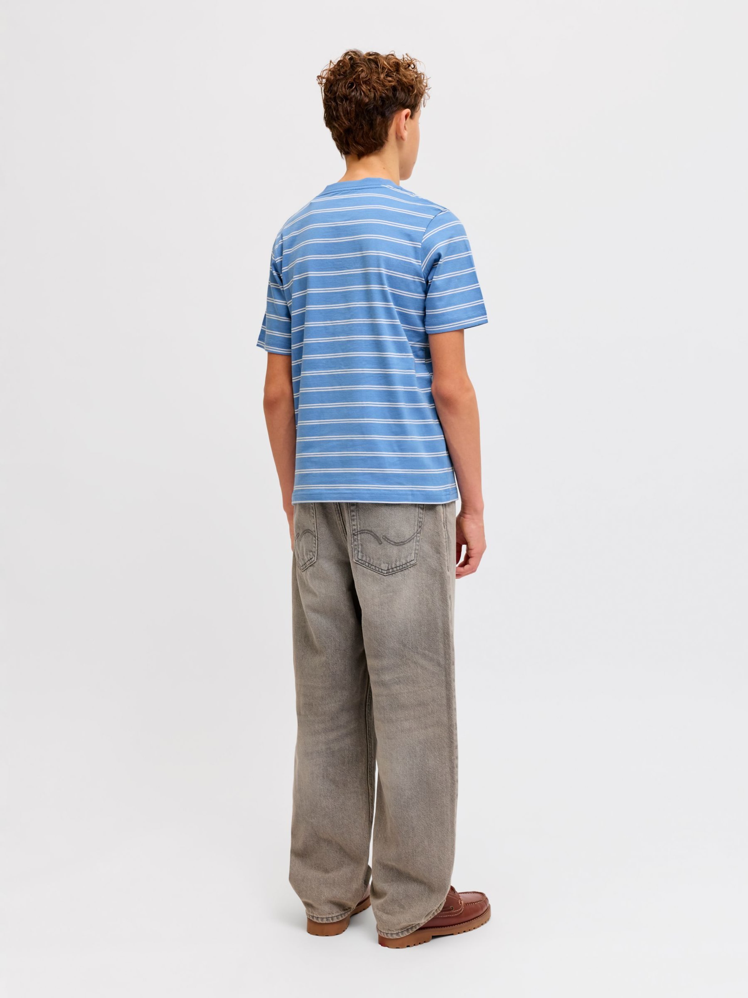 Jack & Jones Junior Футболка в синем дениме — фото 3