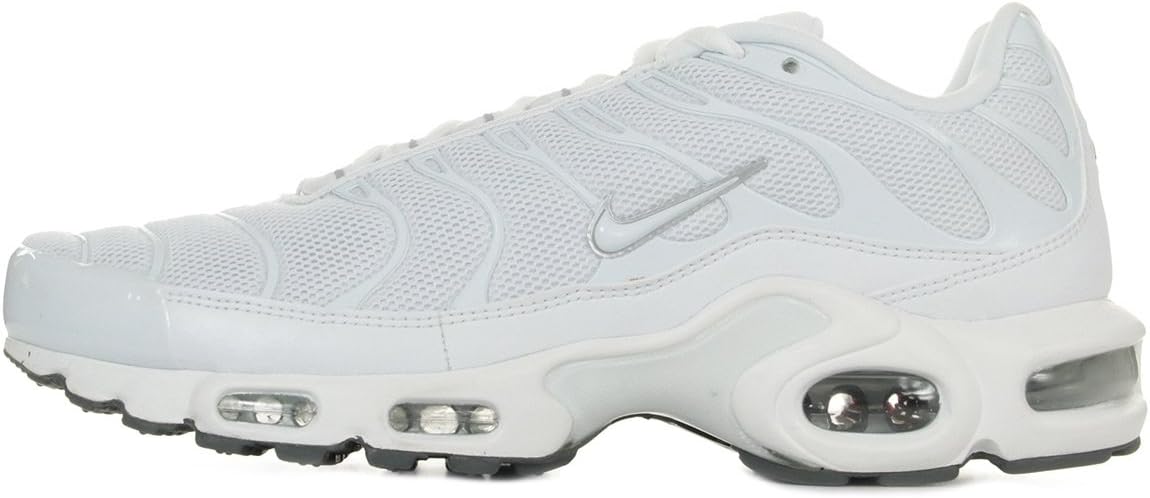 

Кроссовки Nike Air Max Plus, мужские спортивные кроссовки, белый/черный/серый