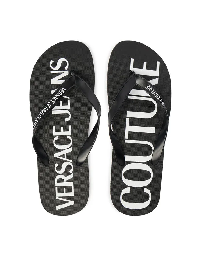 Versace Jeans Couture Шлепанцы 80YA3SQ7 ZSS81 черные