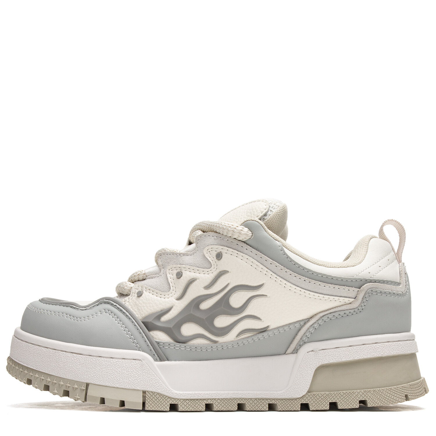 

Кроссовки youthloser Skateboarding Shoes Unisex Low-top White/Beige, серый
