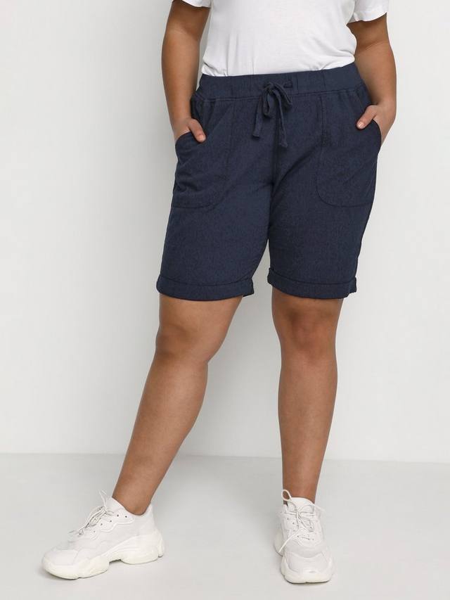 

Шорты Nana с завязкой на талии KAFFE Curve, Midnight Marine