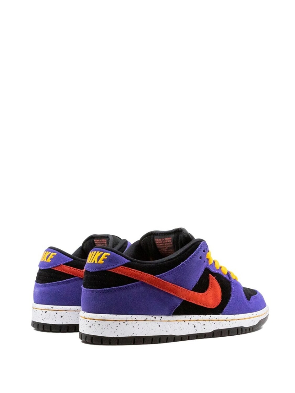 Кроссовки Nike SB Dunk Low, фиолетовый/черный/красный/желтый — фото 3