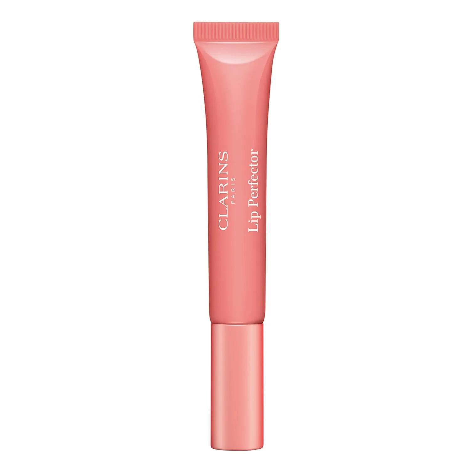 Блеск для губ Clarins Lip Perfector | Увлажняющий и придающий объем губам пептидный блеск | Мгновенный блеск с полупрозрачным мерцающим финишем | Нелипкая текстура с ароматом ванили | 0,35 унции, 05 Candy Shimmer - Warm Pink