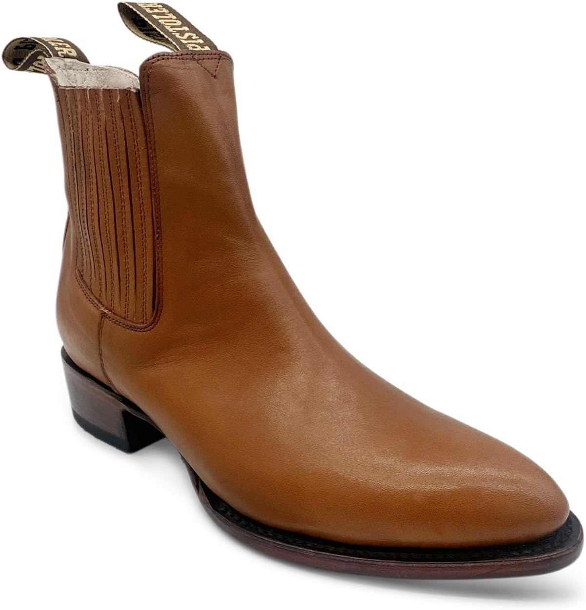 

Мужские коричневые кожаные ковбойские ботинки Western Shops с носком J и низкой голенью The Western Shops