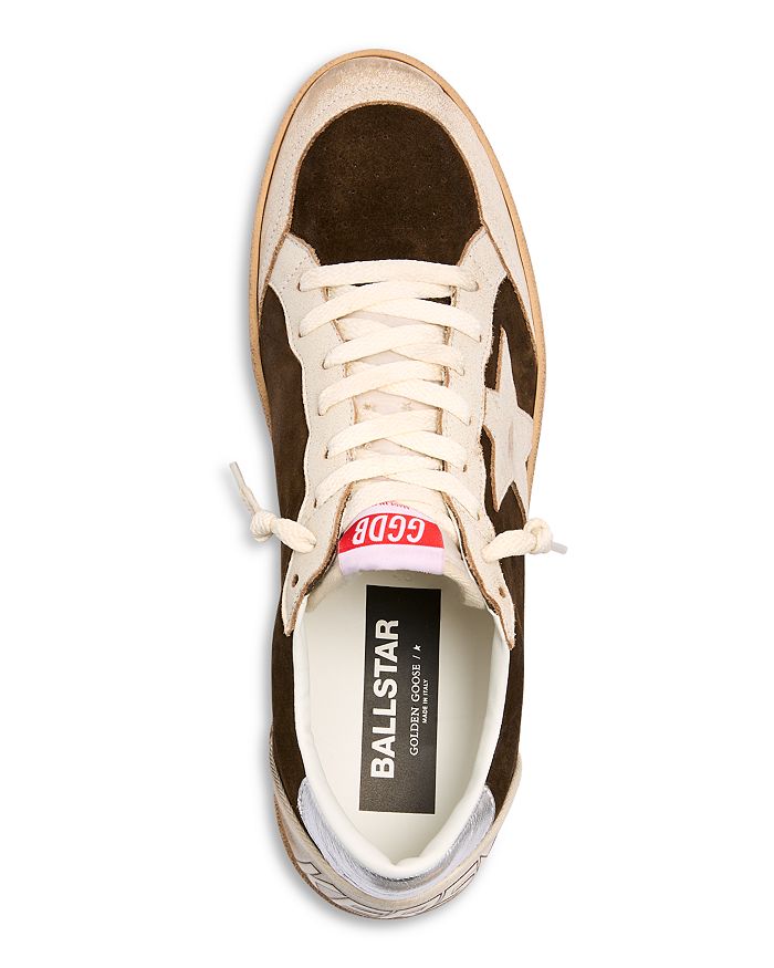 Унисекс кроссовки Ball Star Low Top Golden Goose, красный — фото 2