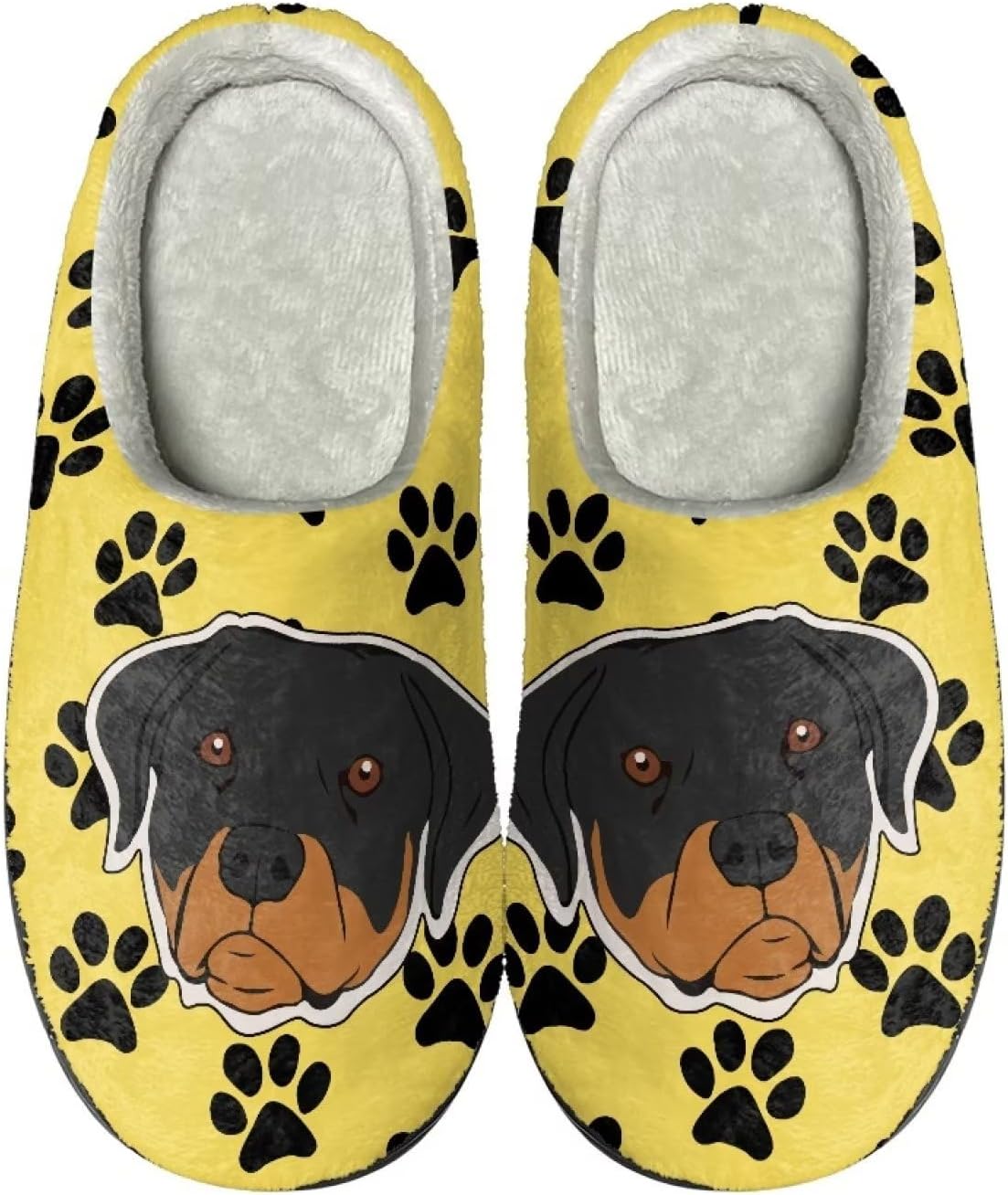 

Тапочки Baxinh Scuff для женщин и мужчин, мягкие теплые домашние тапочки для использования в помещении и на улице, легкая обувь с противоскользящей подошвой, черный/желтый