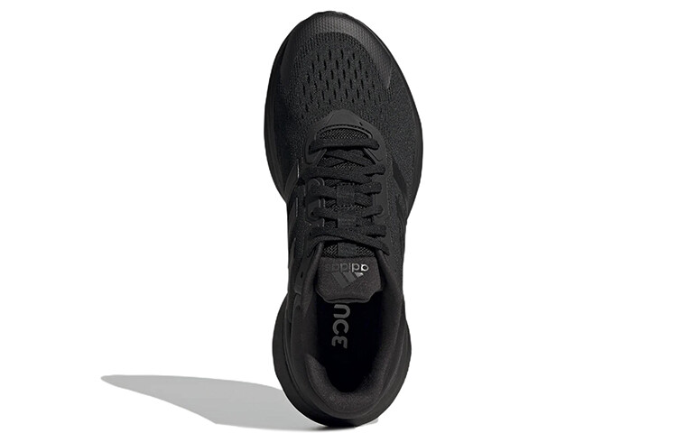 Кроссовки для бега Response Super 3.0 мужские с низким верхом черного цвета Adidas — фото 4