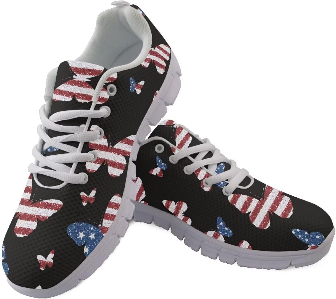 

Кроссовки для спорта и атлетики AmzPrint для мужчин, белая подошва, беговые кроссовки, тренировочные, прогулочные и повседневные, размер 6.5-13.5 US