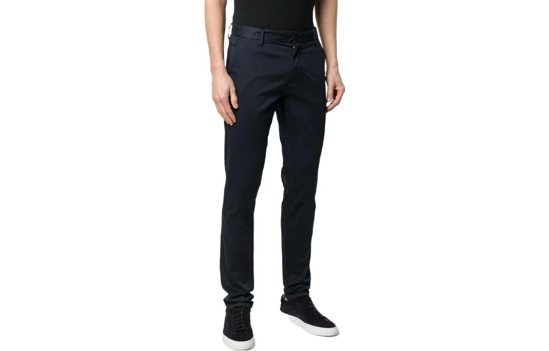 Повседневные брюки темно-синие EMPORIO ARMANI
