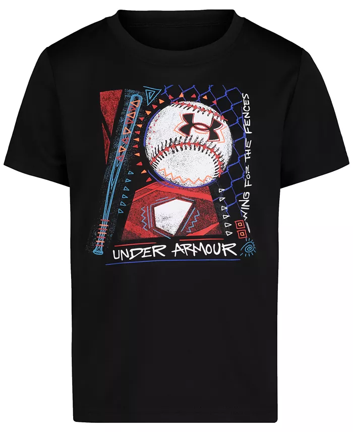 

Футболка с графическим принтом Under Armour Toddler & Little Boys Tech Sketch Baseball, черный