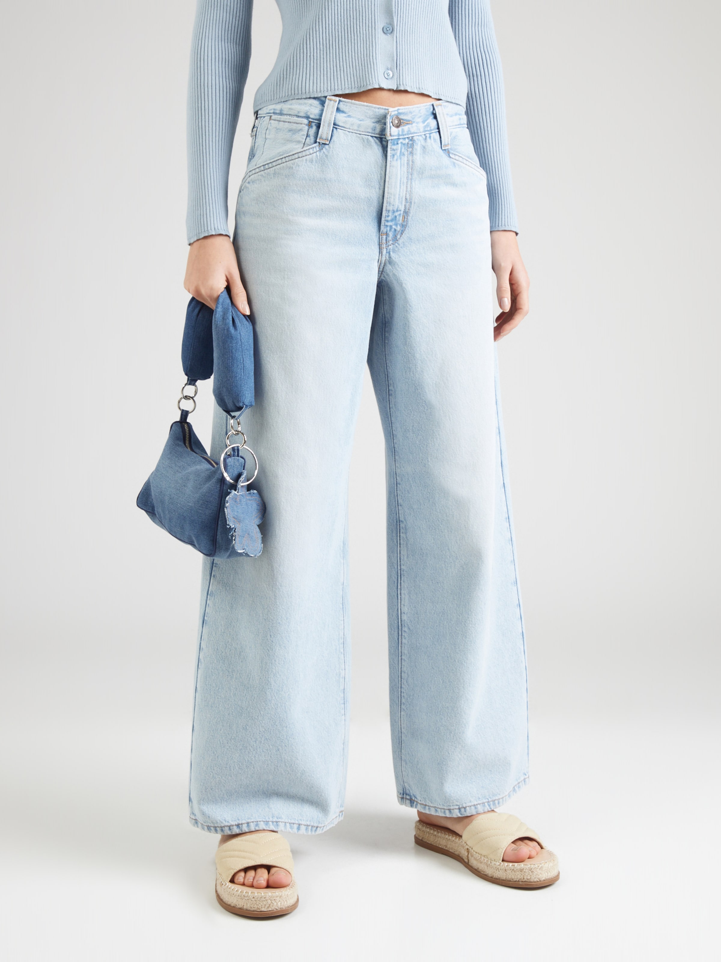 LEVI'S  Джинсы Wide leg '94 Baggy Wide Leg Jeans в светло-голубом цвете — фото 3