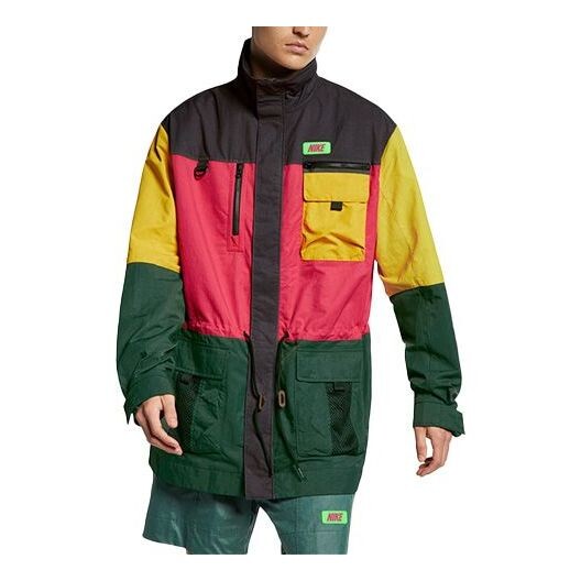 

Куртка Nike Colorblock logo Sports Loose Jacket, мультиколор