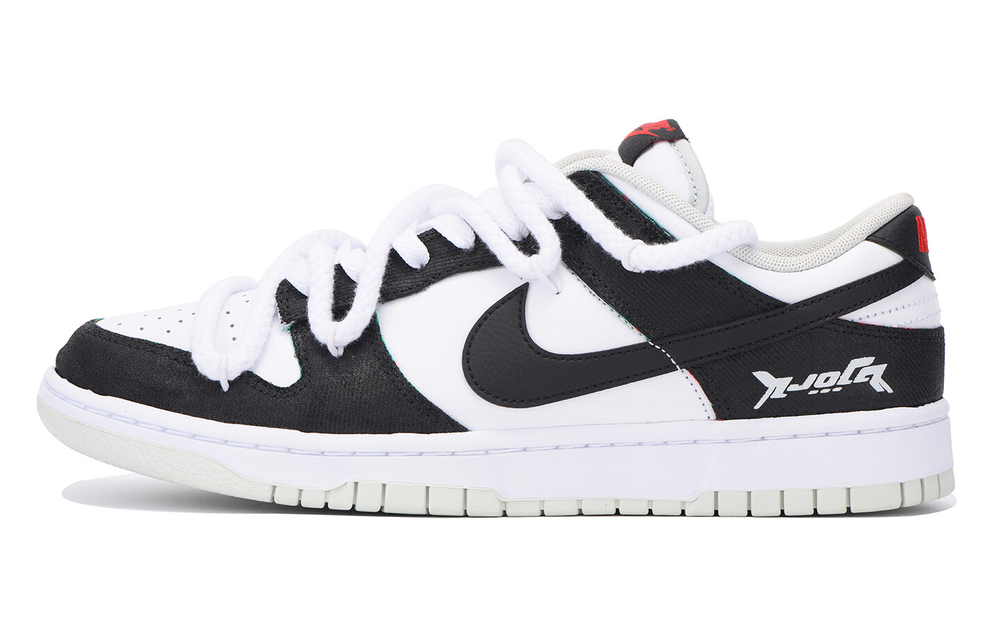 

Кроссовки Nike Dunk Skateboarding Shoes Men Low-top White/black, черный/белый