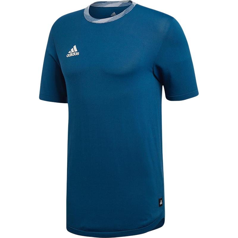 

Adidas Мужские синие футболки с круглым вырезом, Синий, Adidas Мужские синие футболки с круглым вырезом