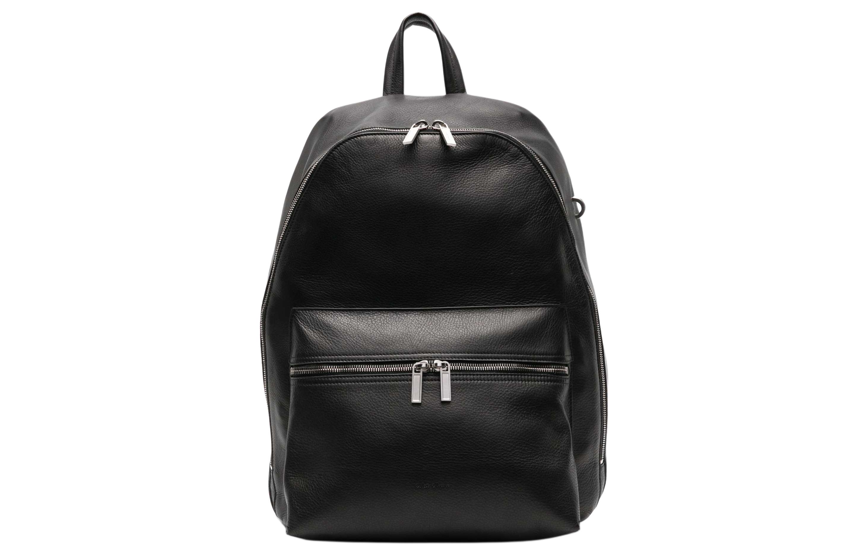 

RICK OWENS Рюкзак мужской из зерненой коровьей кожи RO Grain, черный