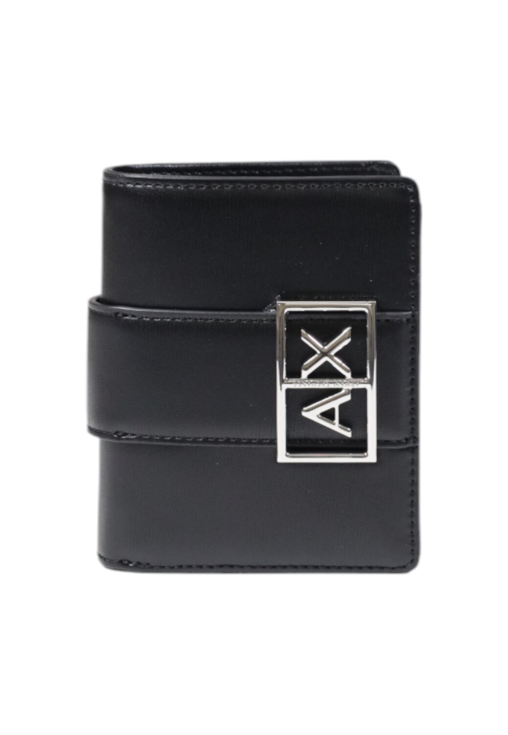 

Кошелек женский Armani Exchange с пряжкой, черный