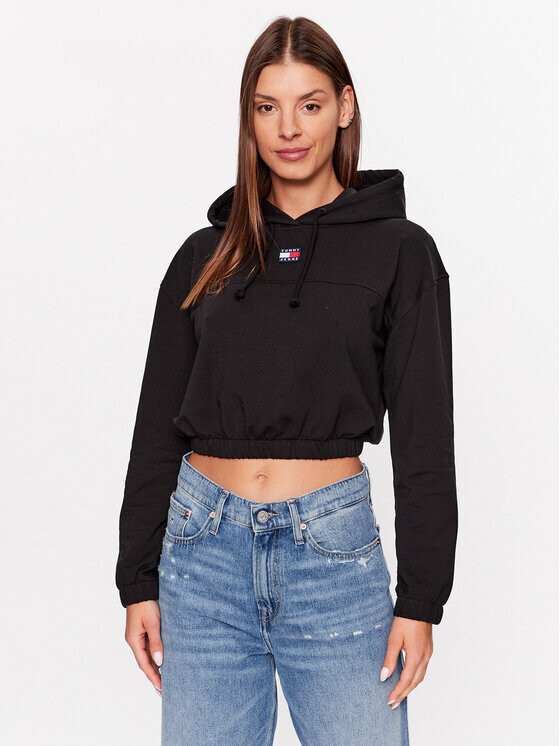 

Толстовка свободного кроя Tommy Jeans, черный