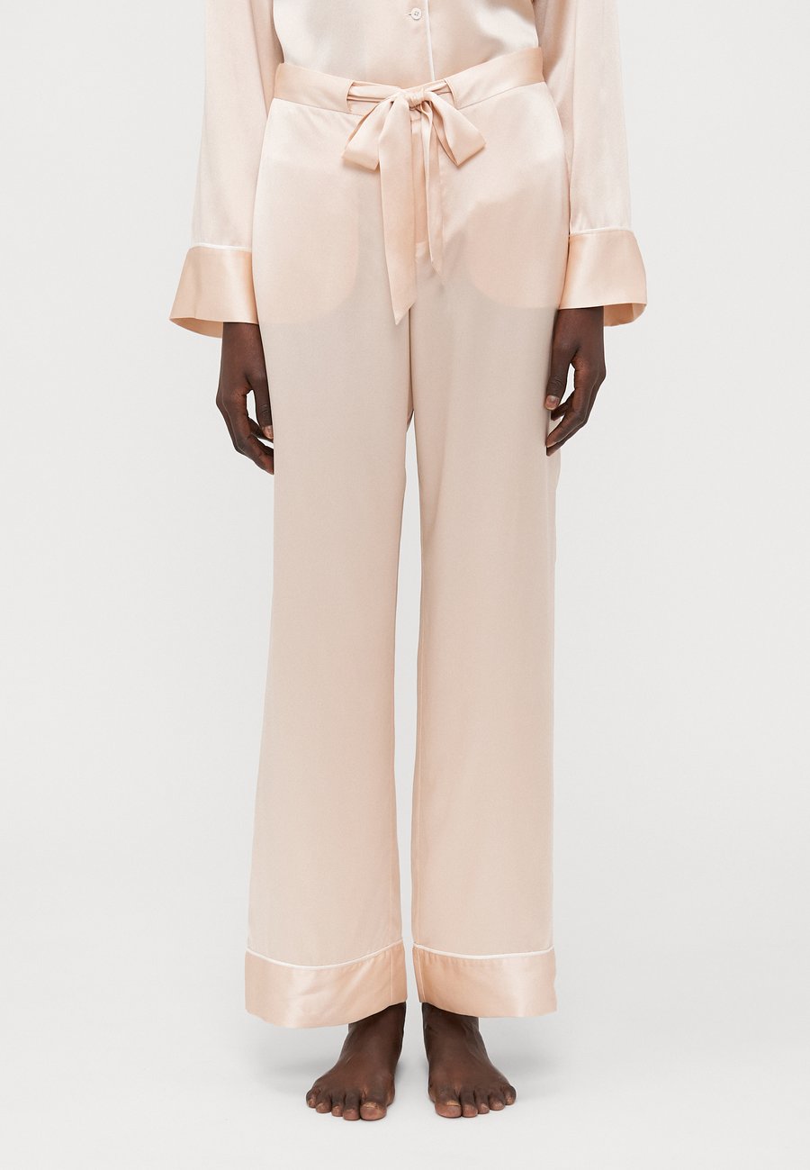 

Пижамные брюки KIKI DE MONTPARNASSE LOUNGE TIE UP, Nude/Off-White