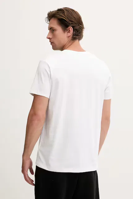 Футболка хлопковая TShirtRN BOSS, белый — фото 3