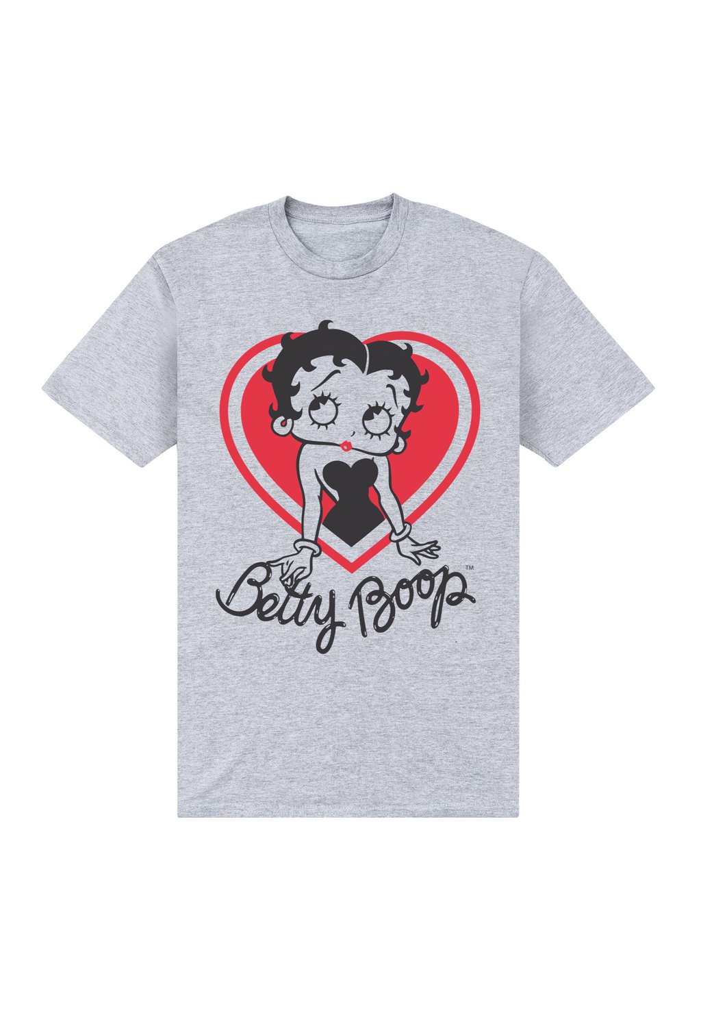 

Футболка с принтом BETTY BOOP HEART Henry Tiger, светло-серый