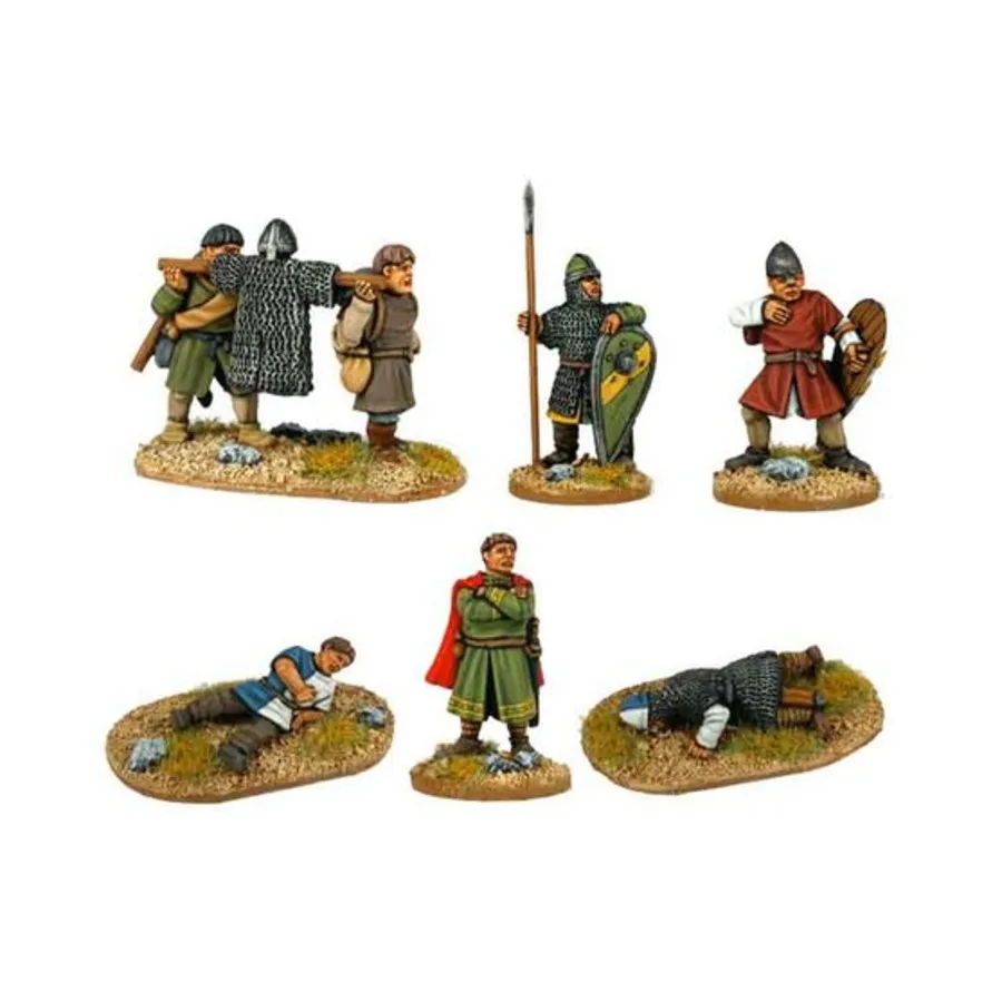 

Нормандские персонажи и жертвы, Historical Miniatures - Dark Ages - Normans (28mm) (Crusader Miniatures)