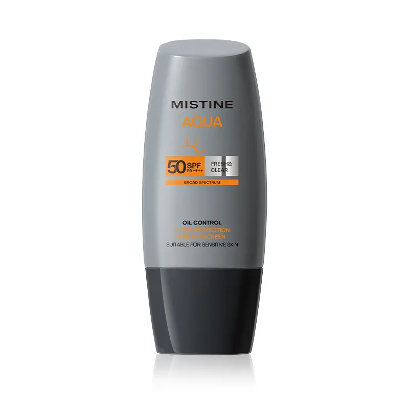 Мужской солнцезащитный крем для лица Mistine Aqua Base Ultra Protection SPF50, 40 мл — фото 2