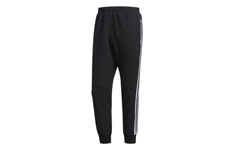 

Трикотажные спортивные штаны мужские черные Adidas, черный