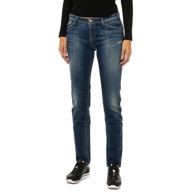 

Джинсовые брюки с эффектом поношенности 3y5j28 5d1mz женщина Armani, синий