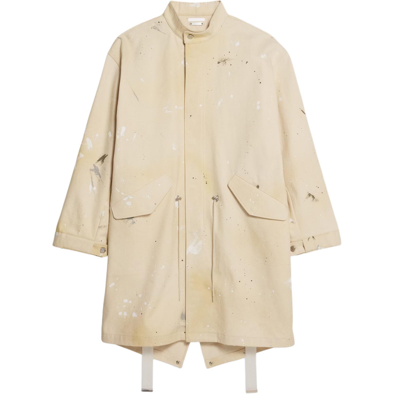 

Helmut Lang Парка с эффектом брызг краски, Natural