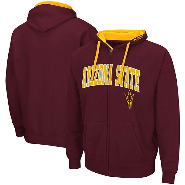 

Мужская бордовая толстовка с капюшоном на молнии arizona state sun devils big & tall Colosseum, Красный, Мужская бордовая толстовка с капюшоном на молнии arizona state sun devils big & tall Colosseum