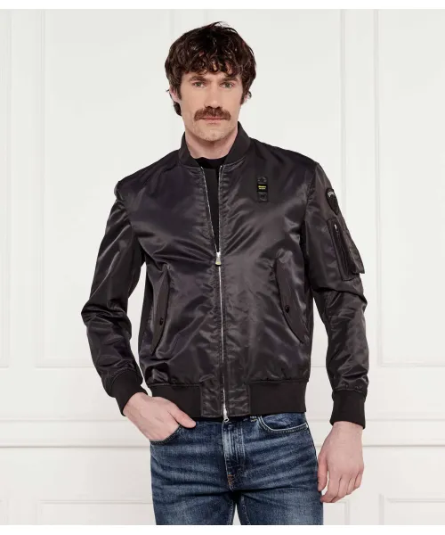 

Бомбер Рокки Regular fit Blauer, черный