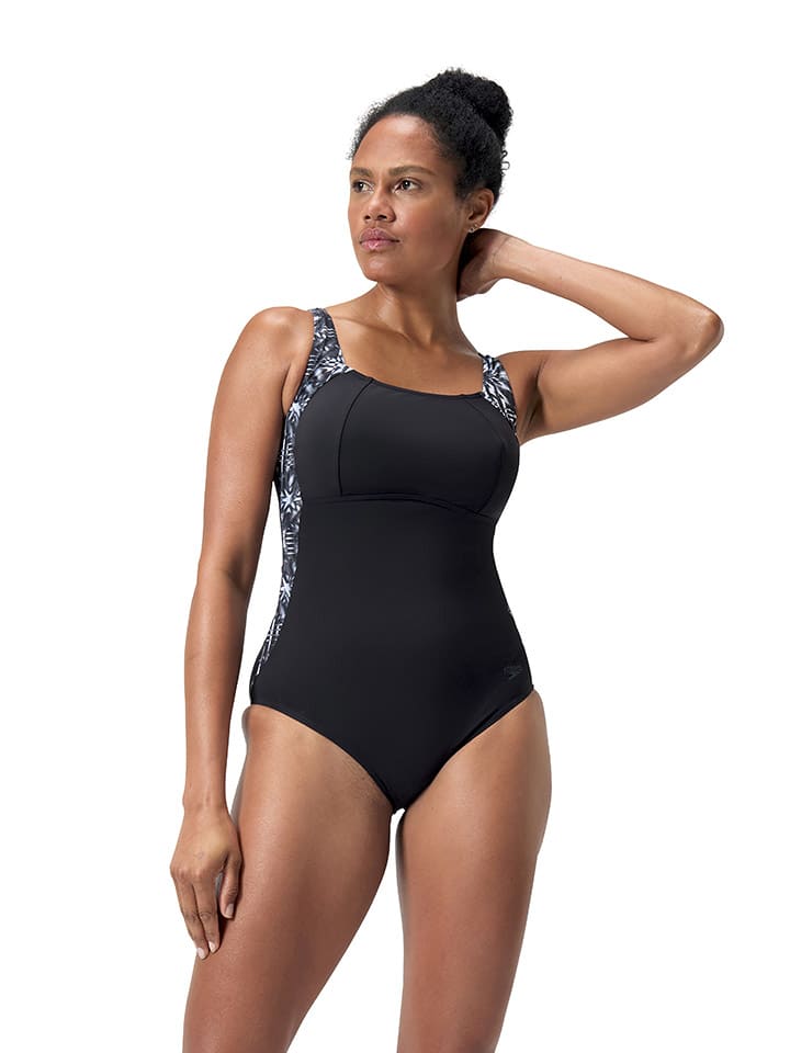 

Купальник Eco Lunalustre Speedo, черный/белый