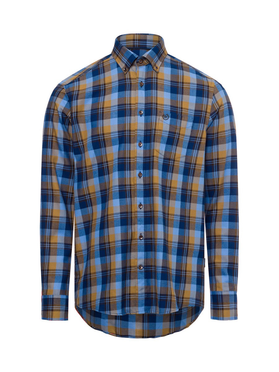 

Рубашка на пуговицах классического кроя bugatti, Cognac