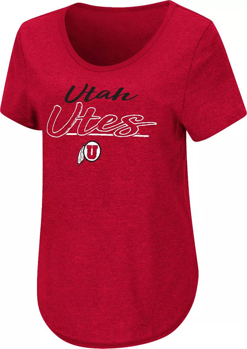 

Женская промо-футболка Colosseum Utah Utes Crimson