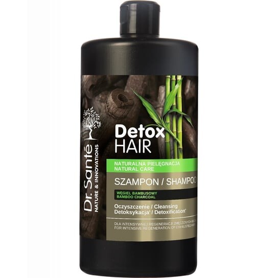 

Доктор Sante, Detox Hair, восстанавливающий шампунь для волос с бамбуковым углем, 1000 мл, Dr. Sante