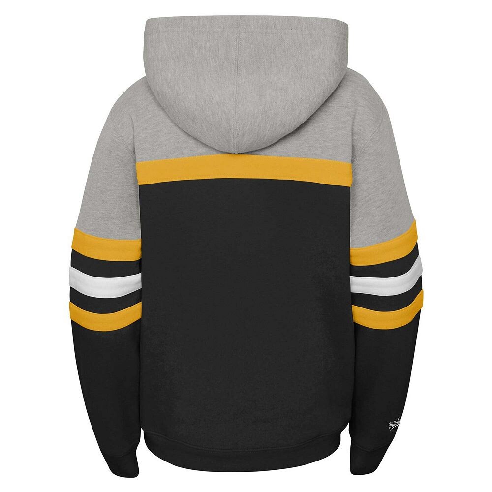 черный пуловер с капюшоном для главного тренера молодежной команды Mitchell & Ness Pittsburgh Penguins, цвет Png Black — фото 4