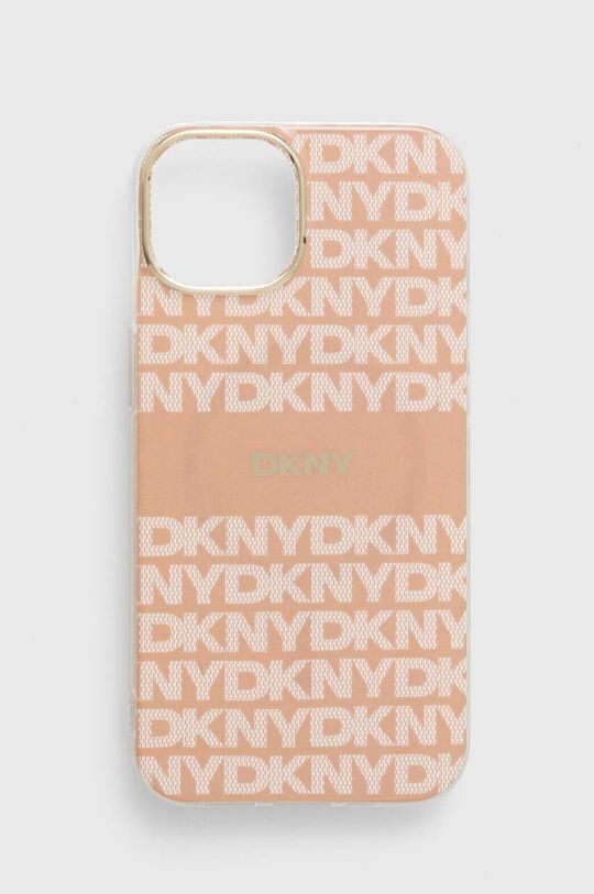 

Чехол для телефона iPhone 14/15/13 6.1 Dkny, розовый