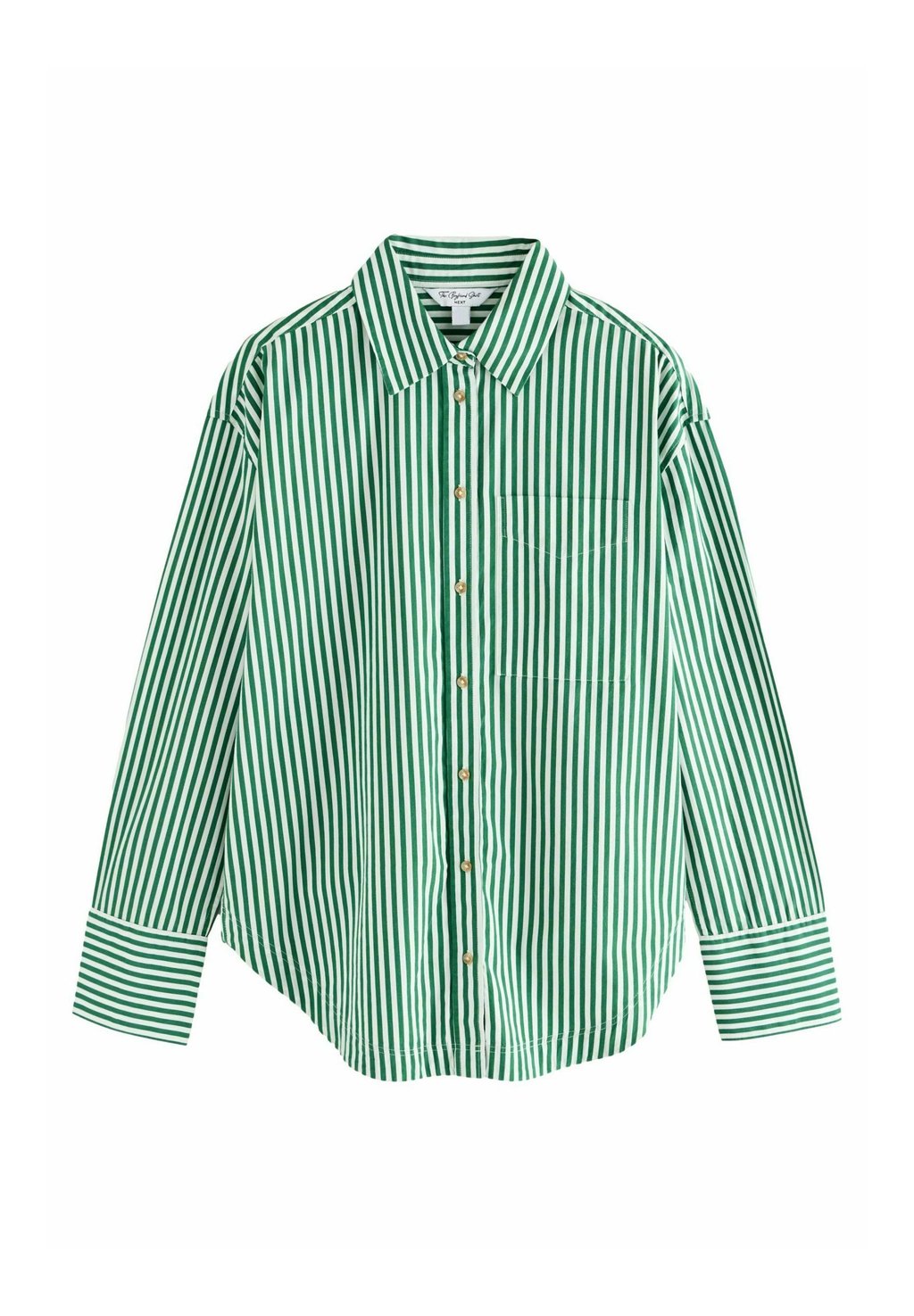 

Блузка на пуговицах RELAXED FIT Next, зеленый