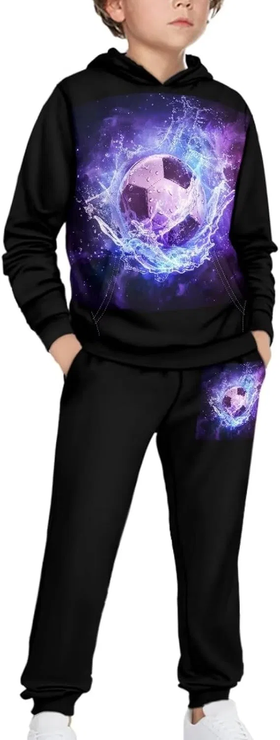 Детский спортивный костюм с капюшоном и джоггерами Uppodwarkid, Galaxy and Football