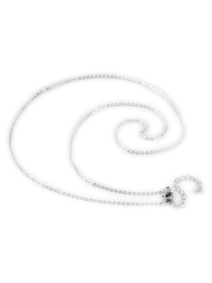 

Adeliás Колье унисекс - цепочка из нержавеющей стали, 80 см, серебристый цвет