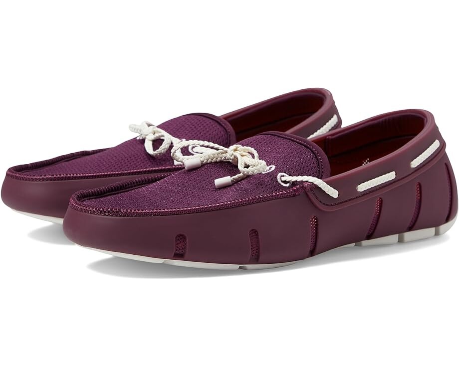 

Лоферы SWIMS Braided Lace Loafer, цвет Mulberry