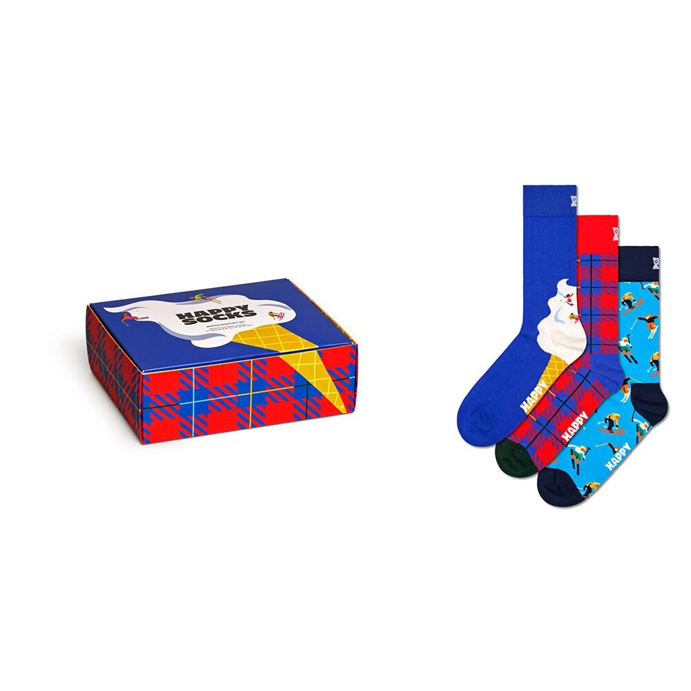 

Носки Happy Downhill Skiings Gift Set Half long 3 шт, разноцветный