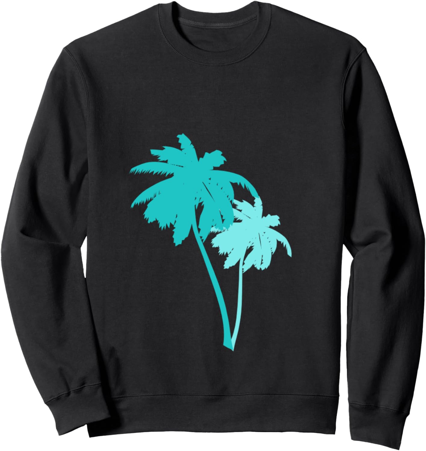 

Бирюзовая толстовка с изображением пальм, черная Artattack, Черный, Бирюзовая толстовка с изображением пальм, черная Artattack