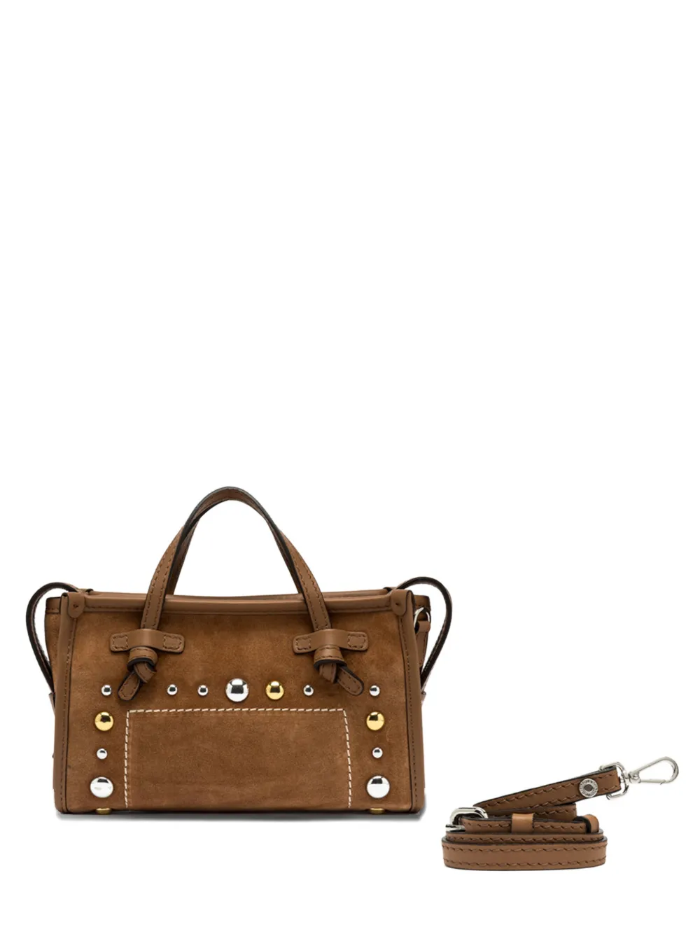 

Сумка-тоут Marcella Joy с заклепками Gianni Chiarini, коричневый