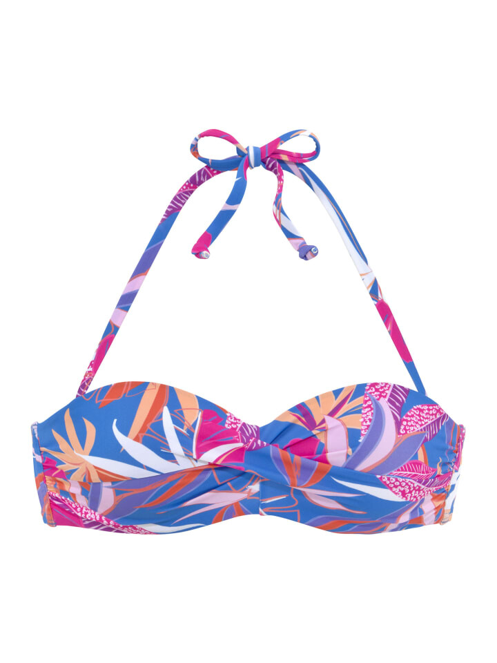 

Верх бикини Buffalo, цвет blau/pink bedruckt
