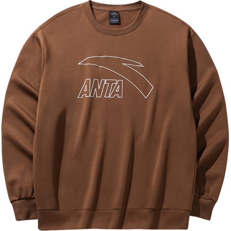 

Свитшот Anta Life Collection мужской цвета корицы
